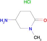 5-amino-1-methyl-2-piperidinone hydrochloride