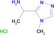 [1-(4-methyl-4H-1,2,4-triazol-3-yl)ethyl]amine hydrochloride