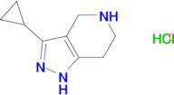 3-cyclopropyl-4,5,6,7-tetrahydro-1H-pyrazolo[4,3-c]pyridine dihydrochloride