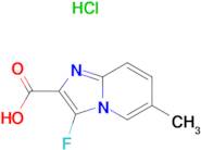 3-fluoro-6-methylimidazo[1,2-a]pyridine-2-carboxylic acid hydrochloride