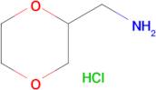 (1,4-dioxan-2-ylmethyl)amine hydrochloride