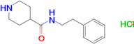 N-(2-phenylethyl)-4-piperidinecarboxamide dihydrochloride