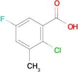 2-CHLORO-5-FLUORO-3-METHYLBENZOIC ACID