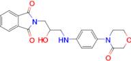 2-(2-HYDROXY-3-((4-(3-OXOMORPHOLINO)PHENYL)AMINO)PROPYL)ISOINDOLINE-1,3-DIONE