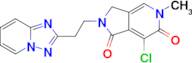 2-(2-([1,2,4]TRIAZOLO[1,5-A]PYRIDIN-2-YL)ETHYL)-7-CHLORO-5-METHYL-2,3-DIHYDRO-1H-PYRROLO[3,4-C]P...