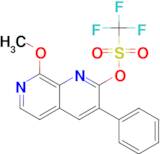 TRIFLUORO-METHANESULFONIC ACID 8-METHOXY-3-PHENYL-[1,7]NAPHTHYRIDIN-2-YL ESTER