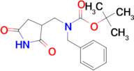 TERT-BUTYL BENZYL((2,5-DIOXOPYRROLIDIN-3-YL)METHYL)CARBAMATE