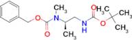 Benzyl (R)-{1-[(tert-butoxycarbonyl)amino]propan-2-yl}(methyl)carbamate