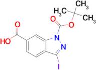 1-(TERT-BUTOXYCARBONYL)-3-IODO-1H-INDAZOLE-6-CARBOXYLIC ACID