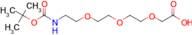 2,2-Dimethyl-4-oxo-3,8,11,14-tetraoxa-5-azahexadecan-16-oic acid