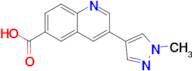 3-(1-METHYL-1H-PYRAZOL-4-YL)QUINOLINE-6-CARBOXYLIC ACID