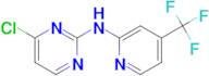 4-CHLORO-N-(4-(TRIFLUOROMETHYL)PYRIDIN-2-YL)PYRIMIDIN-2-AMINE