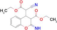 ETHYL 2-AMINO-4-(1-CYANO-2-ETHOXY-2-OXOETHYL)-4H-CHROMENE-3-CARBOXYLATE
