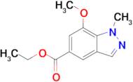 ETHYL 7-METHOXY-1-METHYL-1H-INDAZOLE-5-CARBOXYLATE