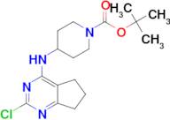 TERT-BUTYL 4-(2-CHLORO-6,7-DIHYDRO-5H-CYCLOPENTA[D]PYRIMIDIN-4-YLAMINO)PIPERIDINE-1-CARBOXYLATE