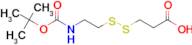 3-((2-(TERT-BUTOXYCARBONYLAMINO)ETHYL)DISULFANYL)PROPANOIC ACID