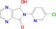 6-(5-Chloropyridin-2-yl)-5-hydroxy-7-oxo-5,6-dihydroprolo(3,4b)pyrazine