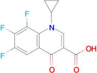 1-CYCLOPROPYL-6,7,8-TRIFLUORO-4-OXO-1,4-DIHYDROQUINOLINE-3-CARBOXYLIC ACID