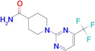 1-[4-(TRIFLUOROMETHYL)-2-PYRIMIDINYL]-4-PIPERIDINECARBOXAMIDE
