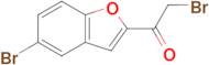 2-BROMO-1-(5-BROMO-1-BENZOFURAN-2-YL)-1-ETHANONE