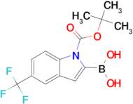 1-(TERT-BUTOXYCARBONYL)-5-(TRIFLUOROMETHYL)INDOLE-2-BORONIC ACID
