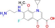 3-QUINOLINECARBOXYLIC ACID, 7-[(2-AMINOETHYL)AMINO]-1-CYCLOPROPYL-6-FLUORO-1,4-DIHYDRO-8-METHOXY-4…