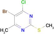 5-BROMO-4-CHLORO-6-METHYL-2-(METHYLTHIO)PYRIMIDINE