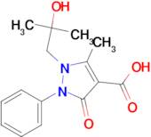 1-(2-HYDROXY-2-METHYLPROPYL)-5-METHYL-3-OXO-2-PHENYL-2,3-DIHYDROPYRAZOLE-4-CARBOXYLIC ACID