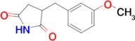 3-(3-METHOXYBENZYL)PYRROLIDINE-2,5-DIONE