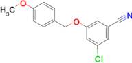 3-CHLORO-5-[(4-METHOXYBENZYL)OXY]BENZONITRILE