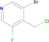 3-BROMO-4-(CHLOROMETHYL)-5-FLUOROPYRIDINE
