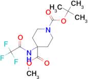 METHYL N-BOC-4-(TRIFLUOROACETYLAMINO)PIPERIDINE-4-CARBOXYLATE