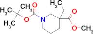 METHYL 1-BOC-3-ETHYLPIPERIDINE-3-CARBOXYLATE