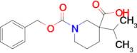 1-CBZ-3-ISOPROPYLPIPERIDINE-3-CARBOXYLIC ACID