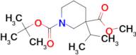 METHYL 1-BOC-3-ISOPROPYLPIPERIDINE-3-CARBOXYLATE