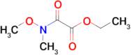 ETHYL 2-(N-METHOXY-N-METHYLAMINO)-2-OXOACETATE