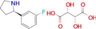 (R)-2-(3-FLUOROPHENYL)PYRROLIDINE L-TARTRATE