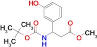 METHYL 3-(BOC-AMINO)-3-(3-HYDROXYPHENYL)PROPANOATE