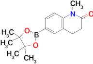 1-METHYL-6-(4,4,5,5-TETRAMETHYL-1,3,2-DIOXABOROLAN-2-YL)-3,4-DIHYDROQUINOLIN-2(1H)-ONE