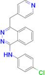 N-(4-Chlorophenyl)-4-(pyridin-4-ylmethyl)phthalazin-1-amine