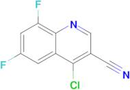 4-CHLORO-6,8-DIFLUORO-QUINOLINE-3-CARBONITRILE