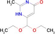 6-(DIETHOXYMETHYL)-2-METHYLPYRIMIDIN-4-OL