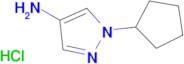 1-CYCLOPENTYL-1H-PYRAZOL-4-AMINE HCL