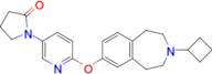 1-(6-((3-CYCLOBUTYL-2,3,4,5-TETRAHYDRO-1H-BENZO[D]AZEPIN-7-YL)OXY)PYRIDIN-3-YL)PYRROLIDIN-2-ONE