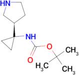 (R)-TERT-BUTYL (1-(PYRROLIDIN-3-YL)CYCLOPROPYL)CARBAMATE