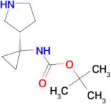 (S)-TERT-BUTYL (1-(PYRROLIDIN-3-YL)CYCLOPROPYL)CARBAMATE