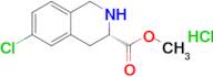 (S)-METHYL 6-CHLORO-1,2,3,4-TETRAHYDROISOQUINOLINE-3-CARBOXYLATE HCL