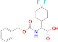 2-(((BENZYLOXY)CARBONYL)AMINO)-2-(4,4-DIFLUOROCYCLOHEXYL)ACETIC ACID