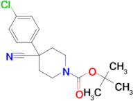 TERT-BUTYL 4-(4-CHLOROPHENYL)-4-CYANOPIPERIDINE-1-CARBOXYLATE