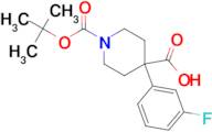 1-(TERT-BUTOXYCARBONYL)-4-(3-FLUOROPHENYL)PIPERIDINE-4-CARBOXYLIC ACID